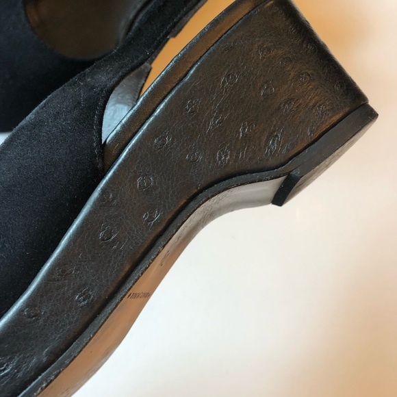 {DONALD J PLINER} Black Pattern Sling Back Heel - Picture 3 of 8